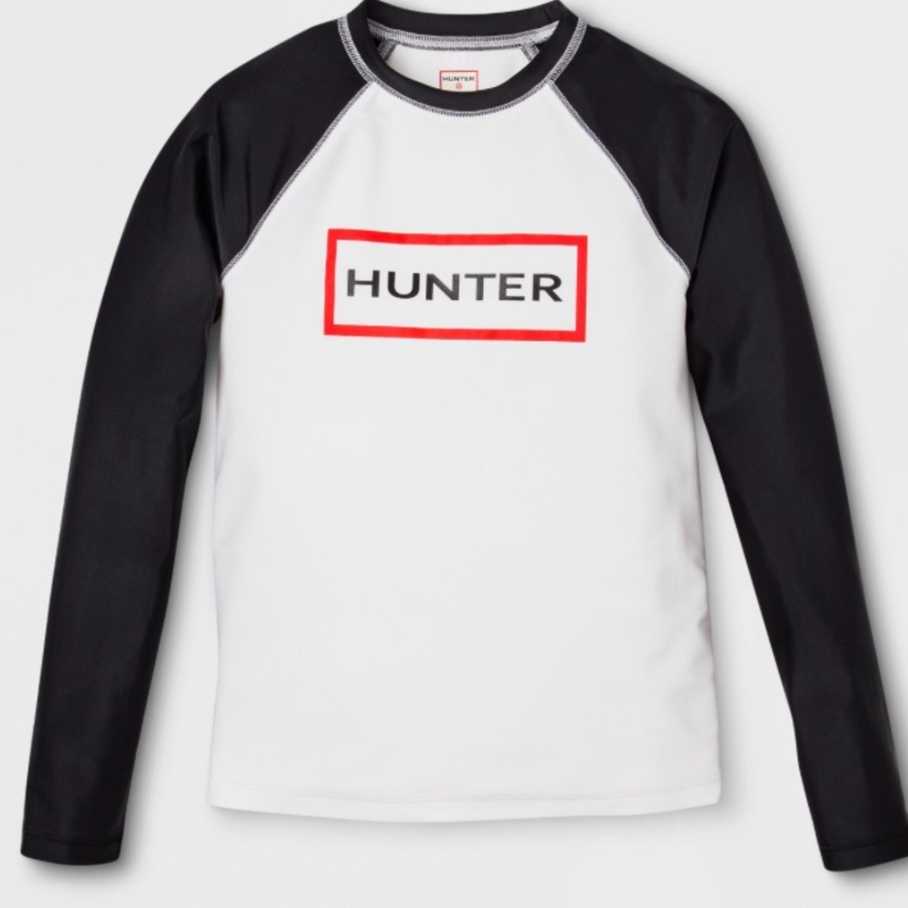 Hunter for Target Kids' Rash Guard - White/Black